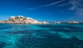 Scenic Sardinia island landscape. Italy sea Ã¢â¬â¹Ã¢â¬â¹coast with azure clear water. Royalty Free Stock Photo